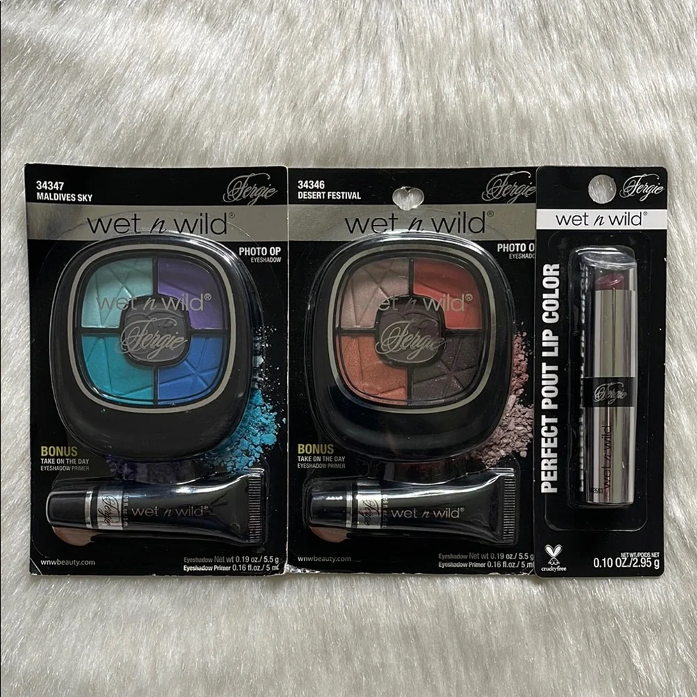 Wet N’ Wild Fergie Center Stage Collection Eyeshadow Palettes & Lipstick Set